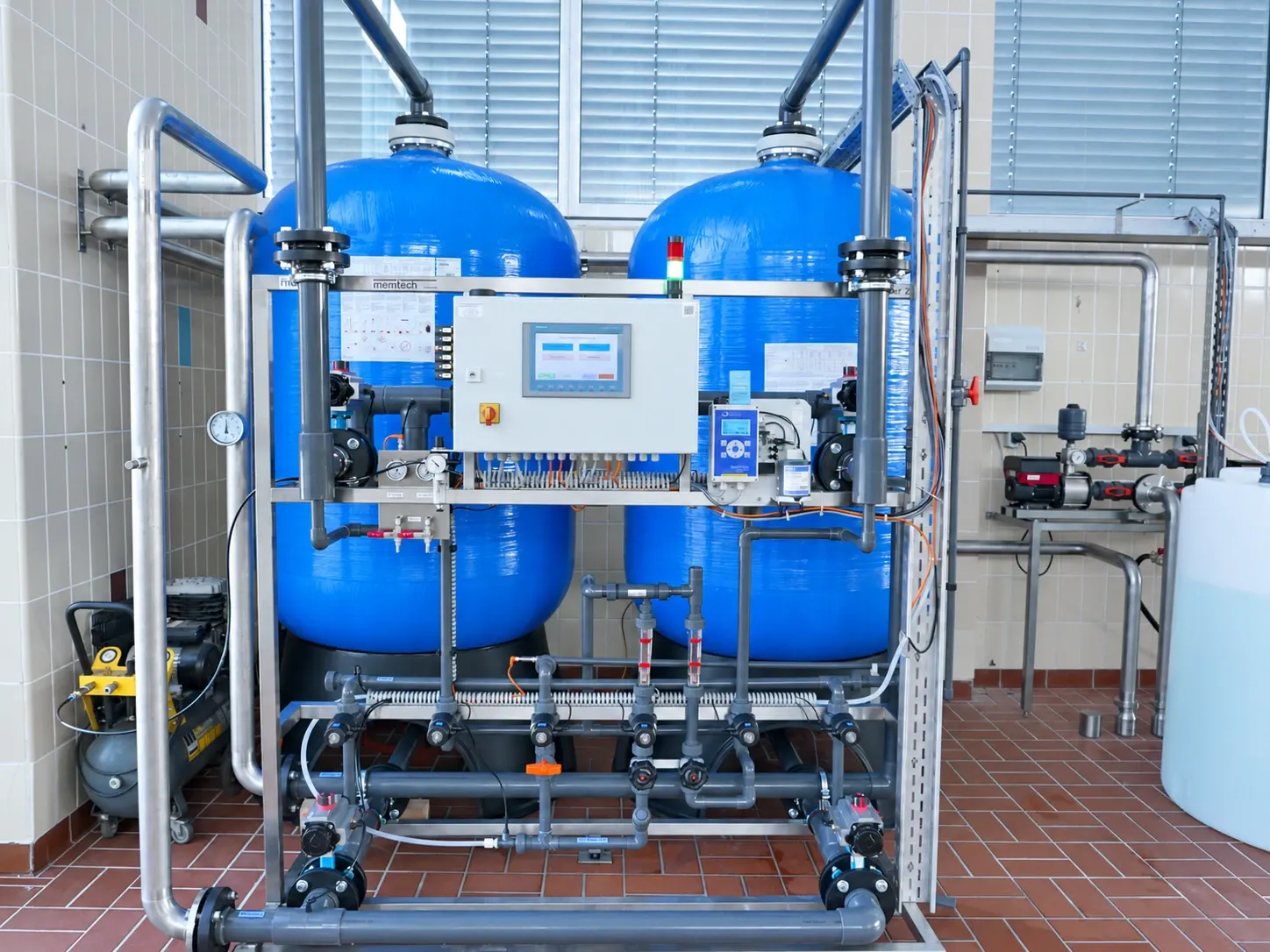Industrielle Wasseraufbereitungsanlage von Memtech