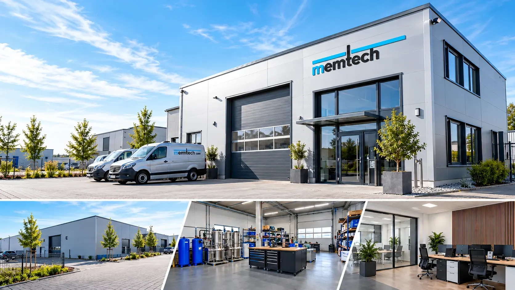 Firmengebäude der Memtech GmbH in Moorenweis
